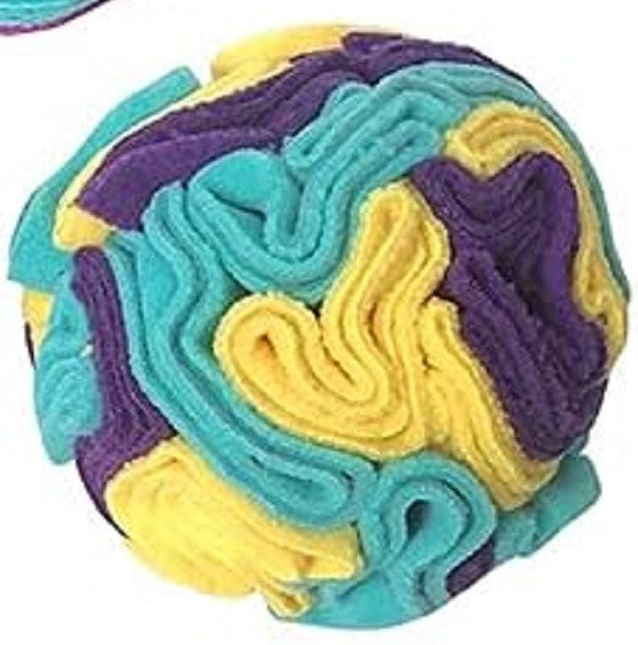 FOUFIT Hide n Seek Snuffle Balls Nosework Toy for Dogs, Pink/Purple, Small 4"