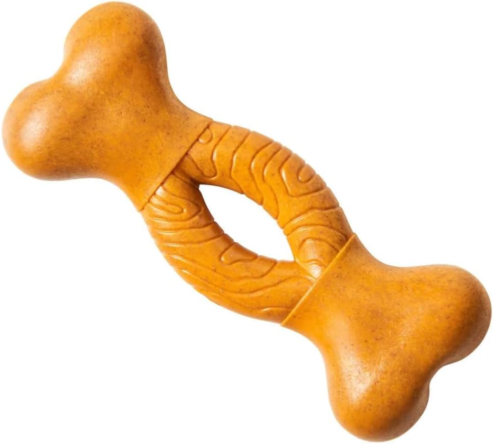 ETHICAL/SPOT Bam-Bone Curved Bone Peanut Butter - 6"