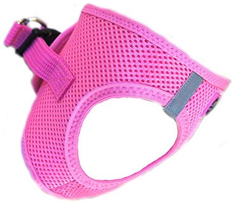 American River Choke Free Reflective Dog Harness, Pink, Small