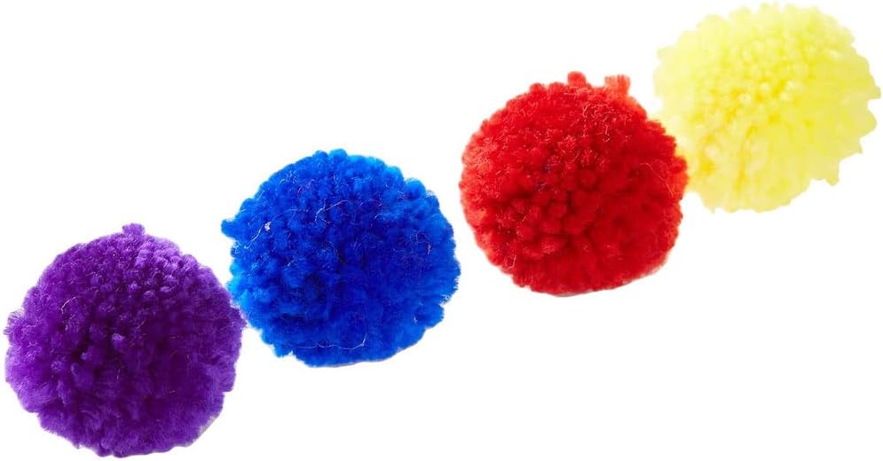 Spot Wool Pom Poms with Catnip Cat Toy 4 pack