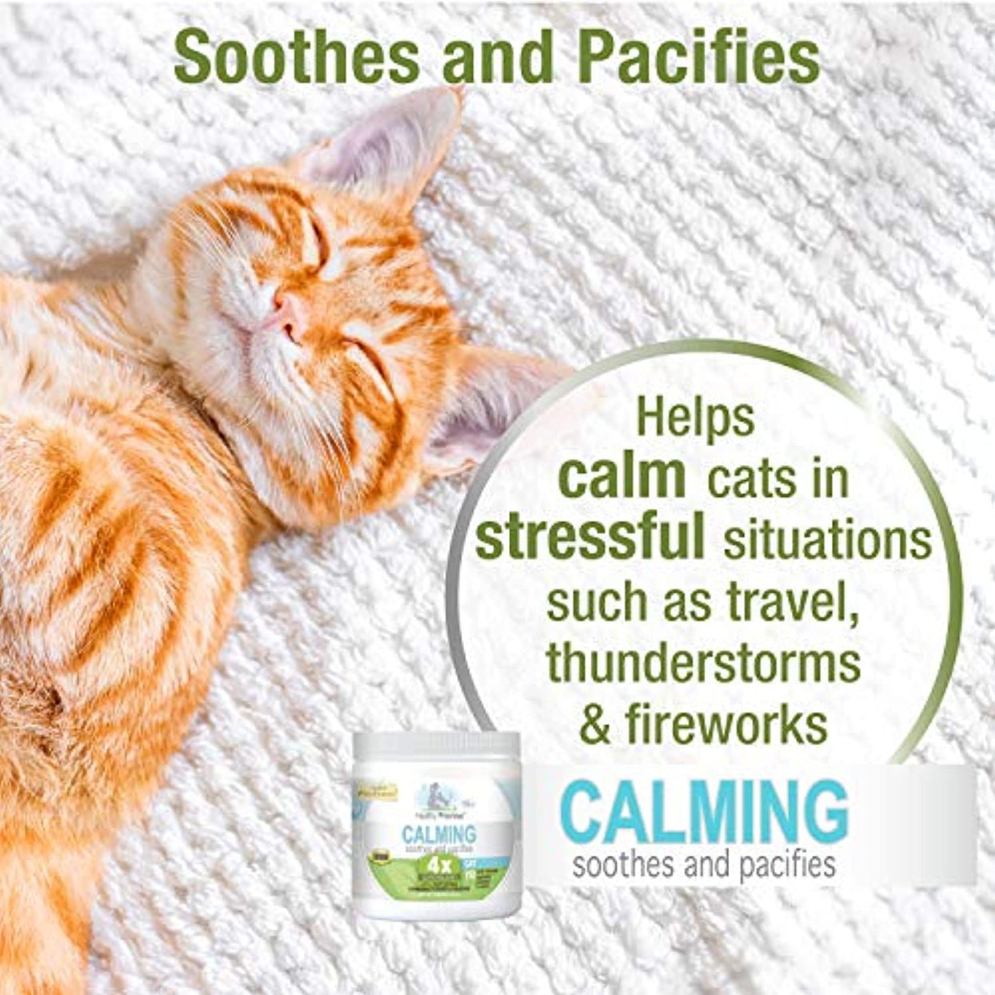 Four Paws Healthy Promise Cat Calming Chews - 110Ct