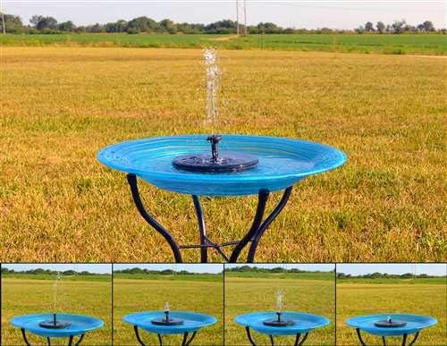 Songbird Essentials Float Solar Bird Bath Bubbler
