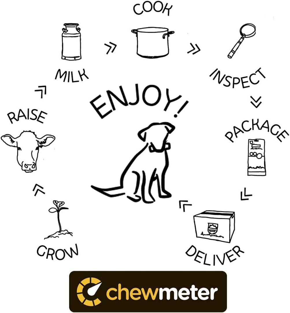 Chewmeter Himalayan Pet Supply Yaky Cheese Chews 100% Natural Dog Treats - 5.3 oz