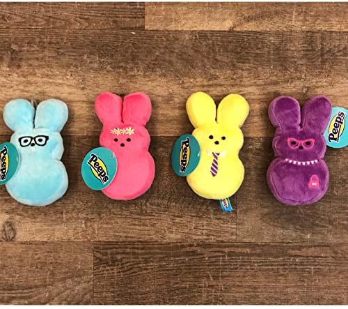 Peeps for Pets Dress Up Plush Bunny Toys for Dog - Yellow