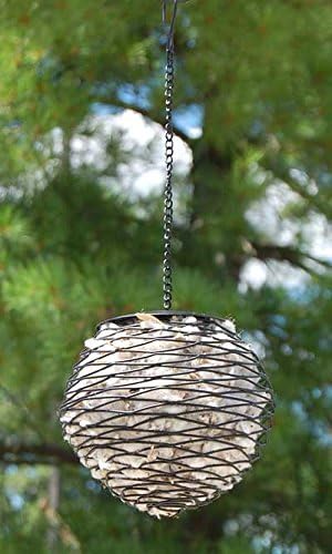 Heath Outdoor Products Birdie Ball Bird Feeder - Black (10" Diameter)