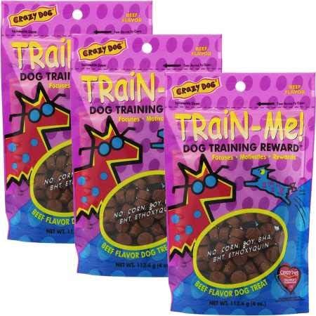 Crazy Dog Train-Me! Training Treats Beef Flavor (3 Pack)