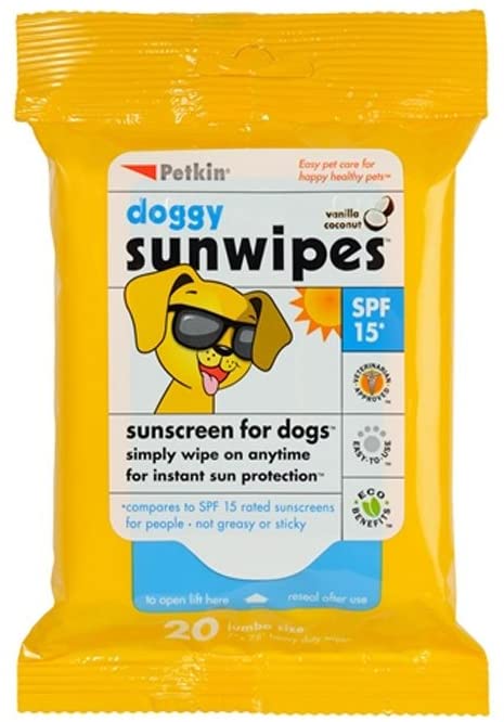 Petkin Doggy Sunwipes - 20 count