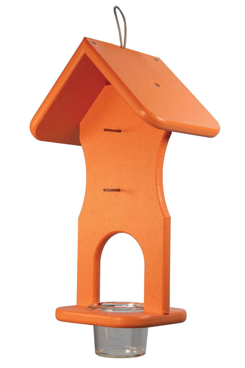 America's Favorite Orange Double Fruit Oriole Bird Feeder (8.04" X 15.96" X 8.04")