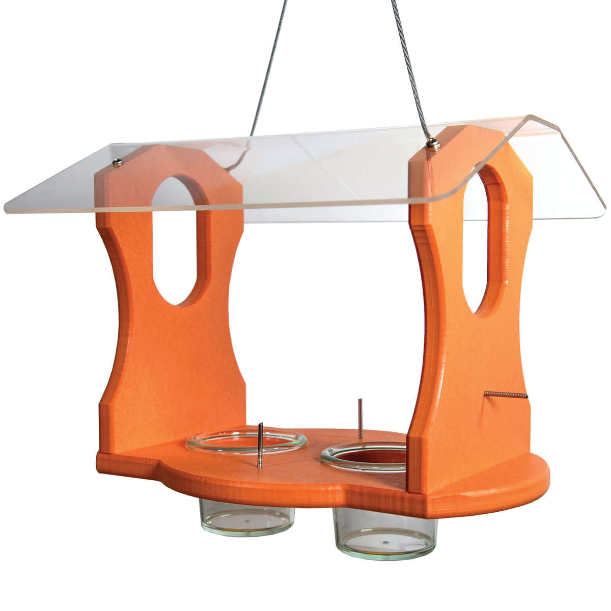 America's Favorite Orange Ultimate Oriole Bird Feeder (12" X 12" X 12")