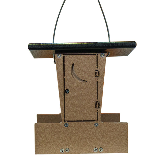 Americas Favorite Tan Outhouse Bird Feeder (5.04" X 6" X 6.96")