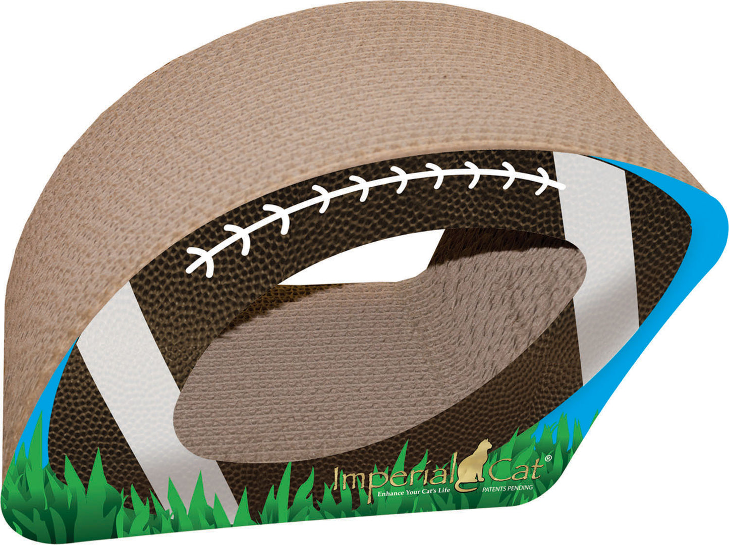 Imperial Cat Scratch 'n Shapes Football (2-in-1) Scratcher