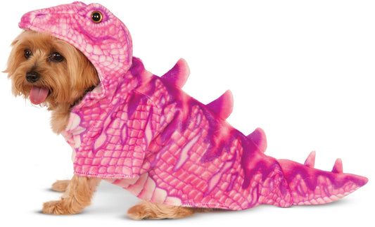 Rubies Pink Dino Hoodie for Pet, Small