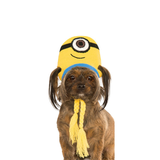 Rubies Minion Stuart Knit Dog Headpiece - Medium/Large