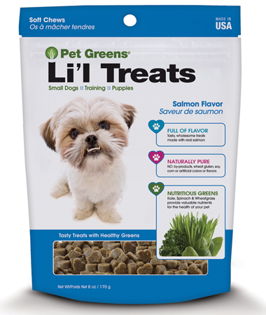 Pet Greens Bell Rock Li'l Treats Healthy Salmon Dog Treat - 6oz
