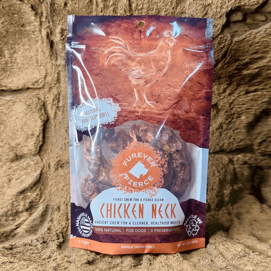 FUREVER FIERCE Chicken Neck Dog Treats - 5CT