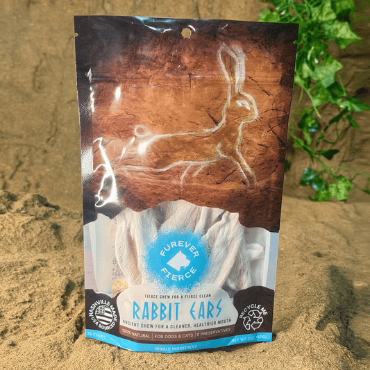 FUREVER FIERCE Rabbit Ears Dog Treats 5ct Bag
