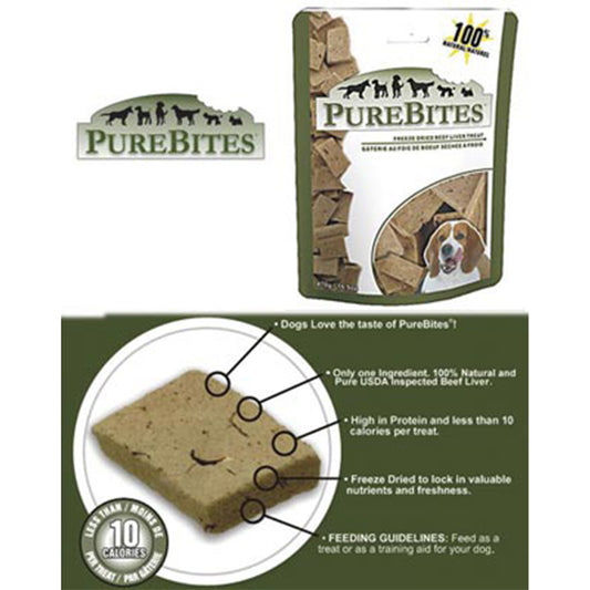 PureBites Freeze Dried Beef Liver Dog Treats - 8.8 oz