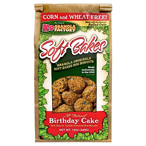 K9 Granola Factory K900334 Soft Bakes Birthday Cake, 12 oz