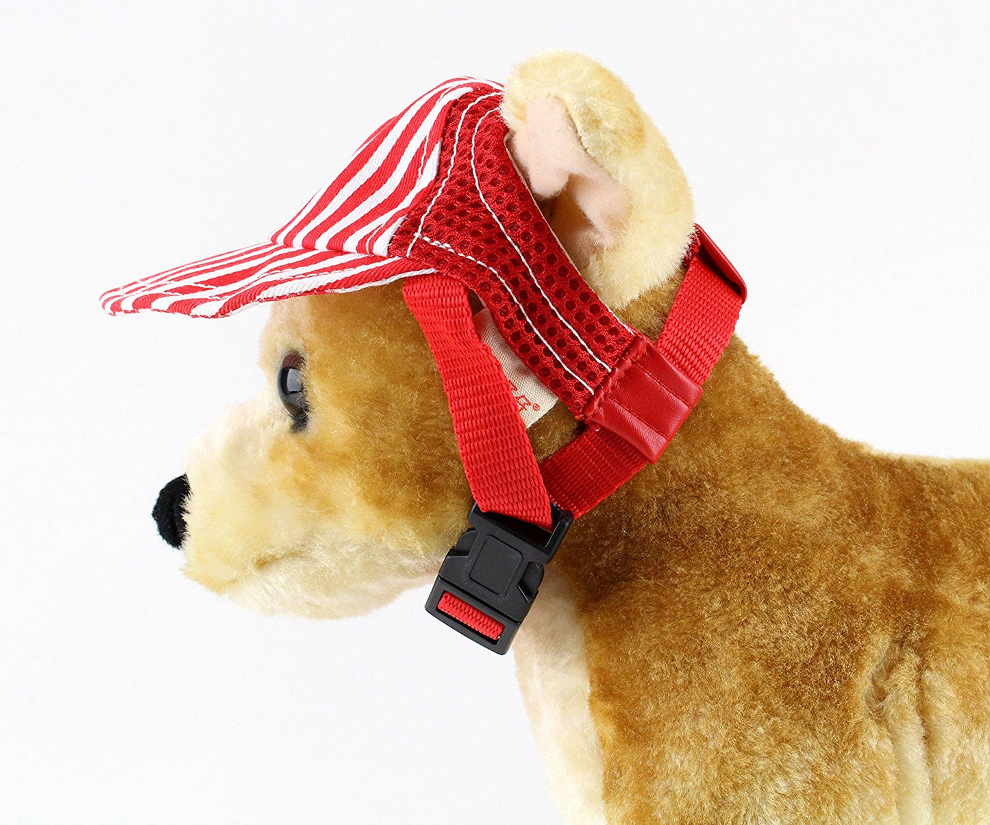 Midlee Striped Baseball Dog Hat