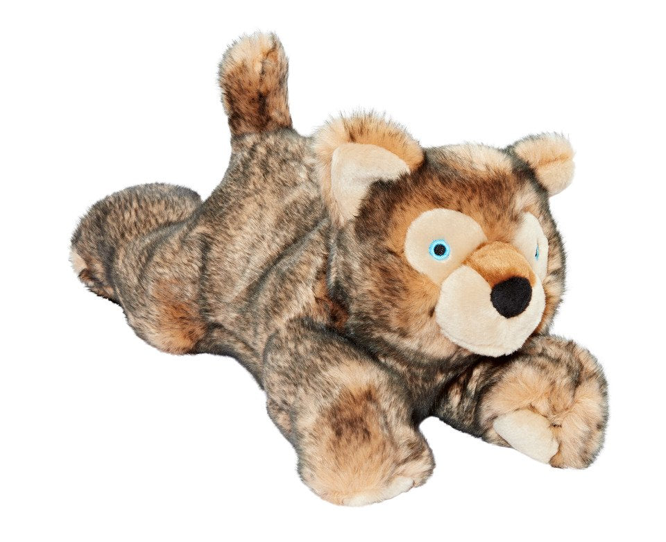 Fluff & Tuff Lobo Wolf Pup Plush Dog Toy