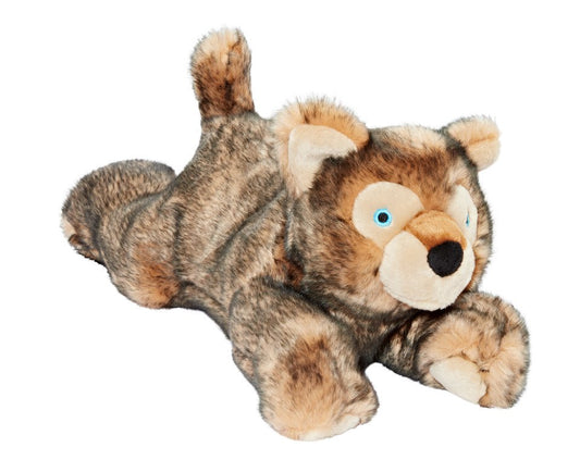 Fluff & Tuff Lobo Wolf Pup Plush Dog Toy