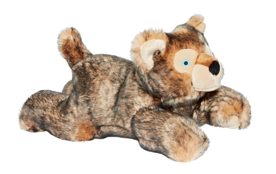 Fluff & Tuff Lobo Wolf Pup Plush Dog Toy