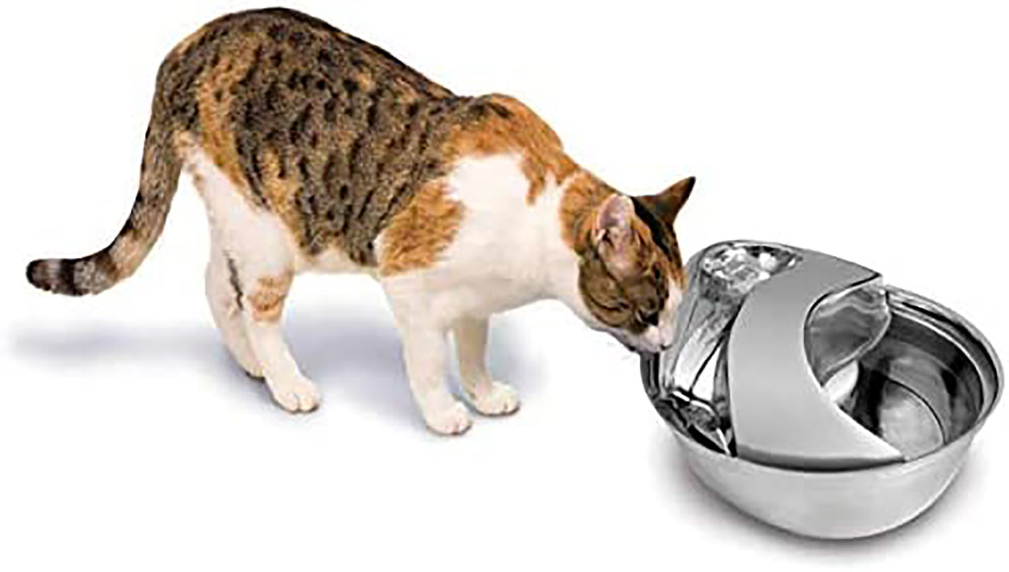 Pioneer Pet Raindrop Stainless Steel Pet Drinking Fountain