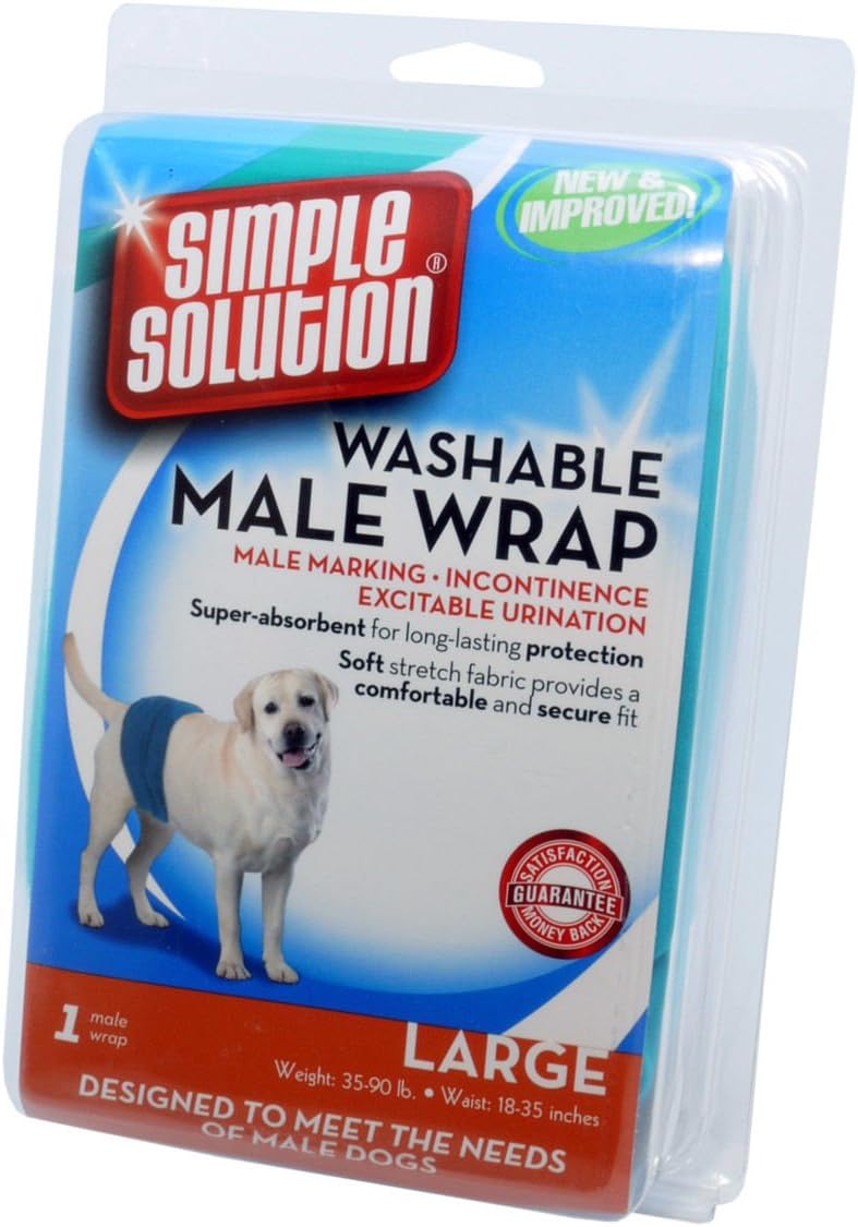 Simple Solution Washable Male Dog Wrap  (Large)