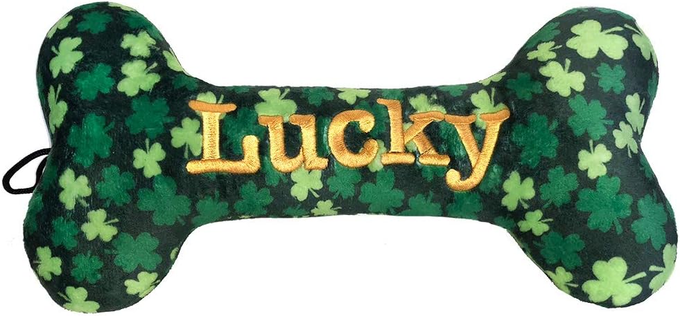 Lulubelles Power Plush St. Patrick's Day Lucky Bone (Small)