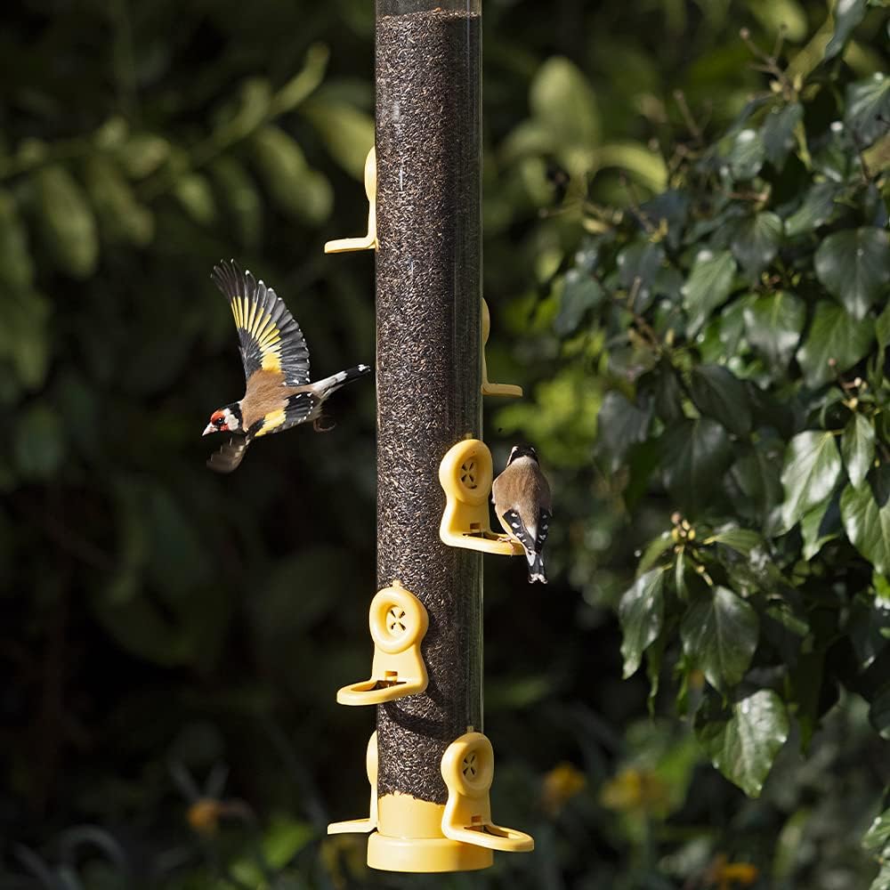 Jacobi Jayne Yellow Flo Nyjer Tube Bird Feeder - 560 mm