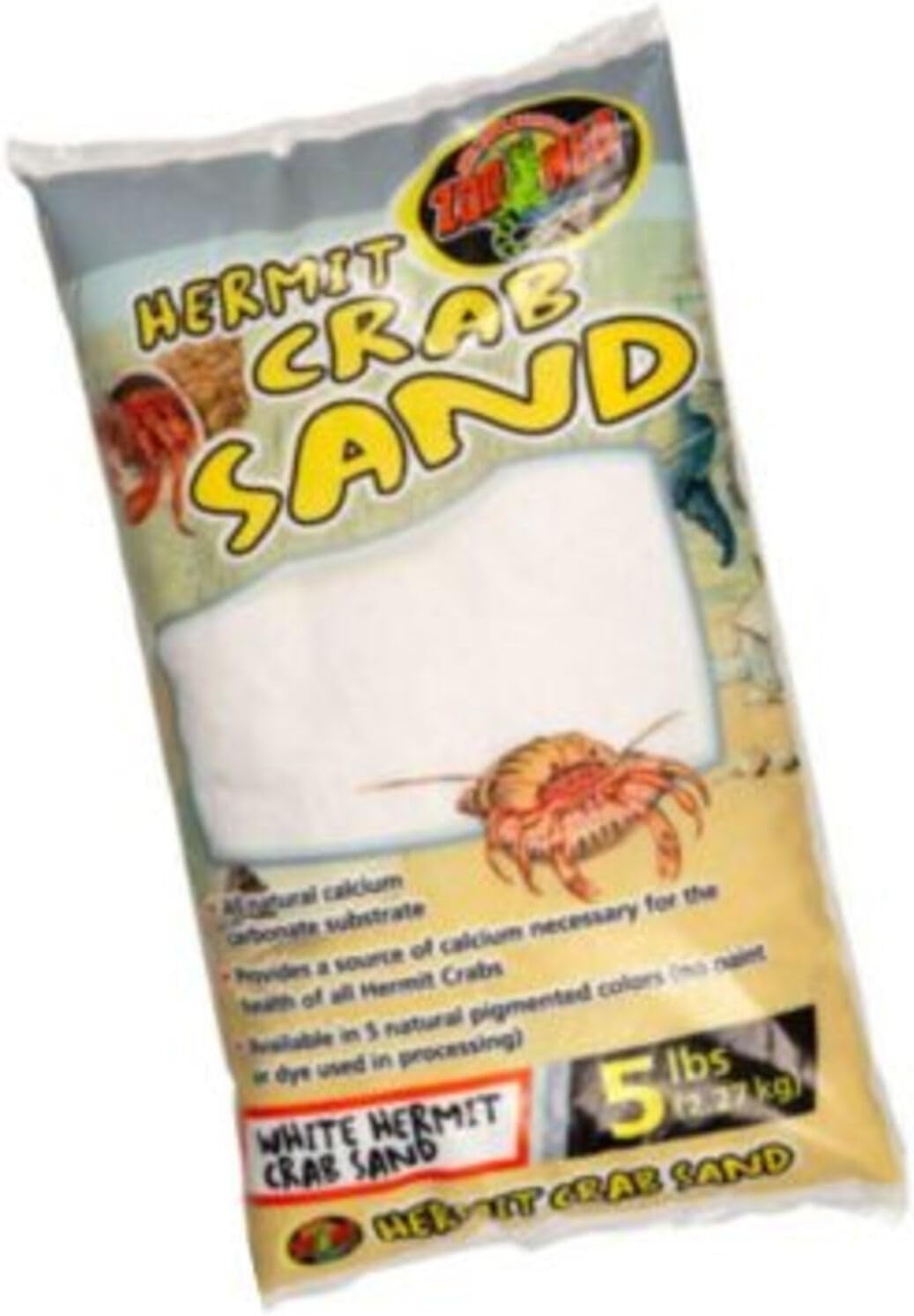 Zoo Med White Hermit Crab Sand - 5 lbs