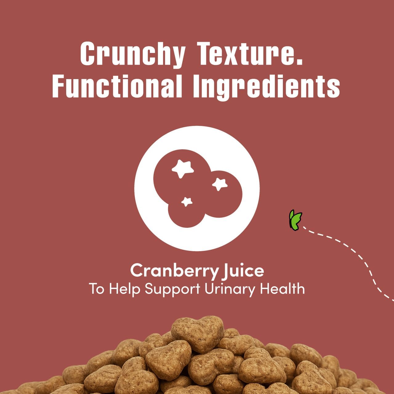 N-BONE Get Naked Cat Health with Cranberry Juice Crunchy Treats 2.5oz