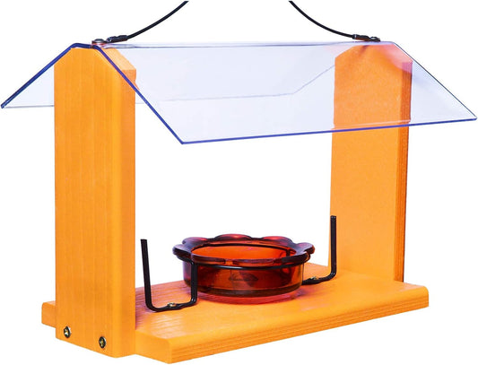 Woodlink Audubon Going Green Deluxe Green Oriole and Bluebird Feeder