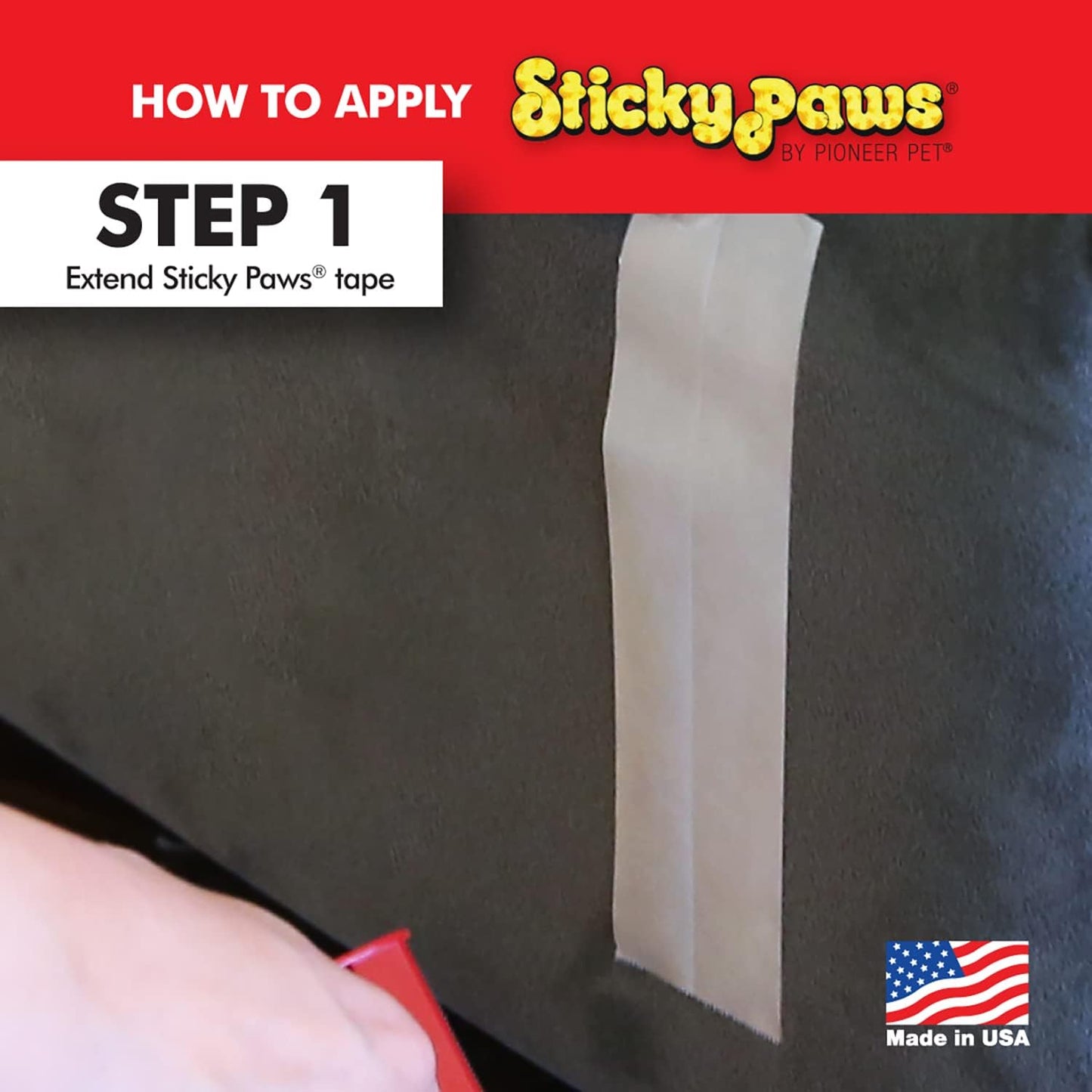 Pioneer Sticky Paws Furniture Strips - 24 Pack