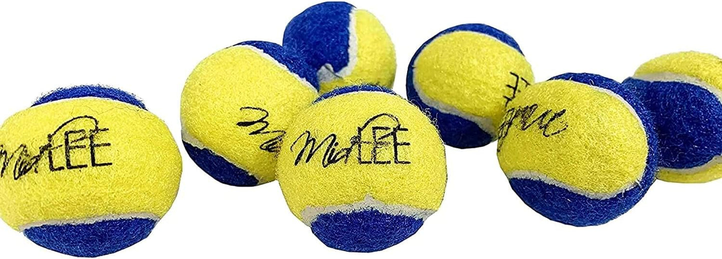 Midlee 2" Dog Tennis Balls Yellow/Blue - 12 Pack