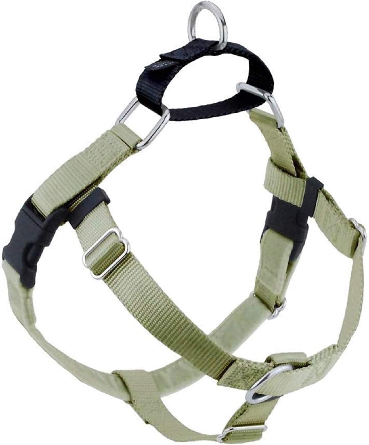 2 Hounds Design Freedom No Pull Dog Harness1" XL, Tan