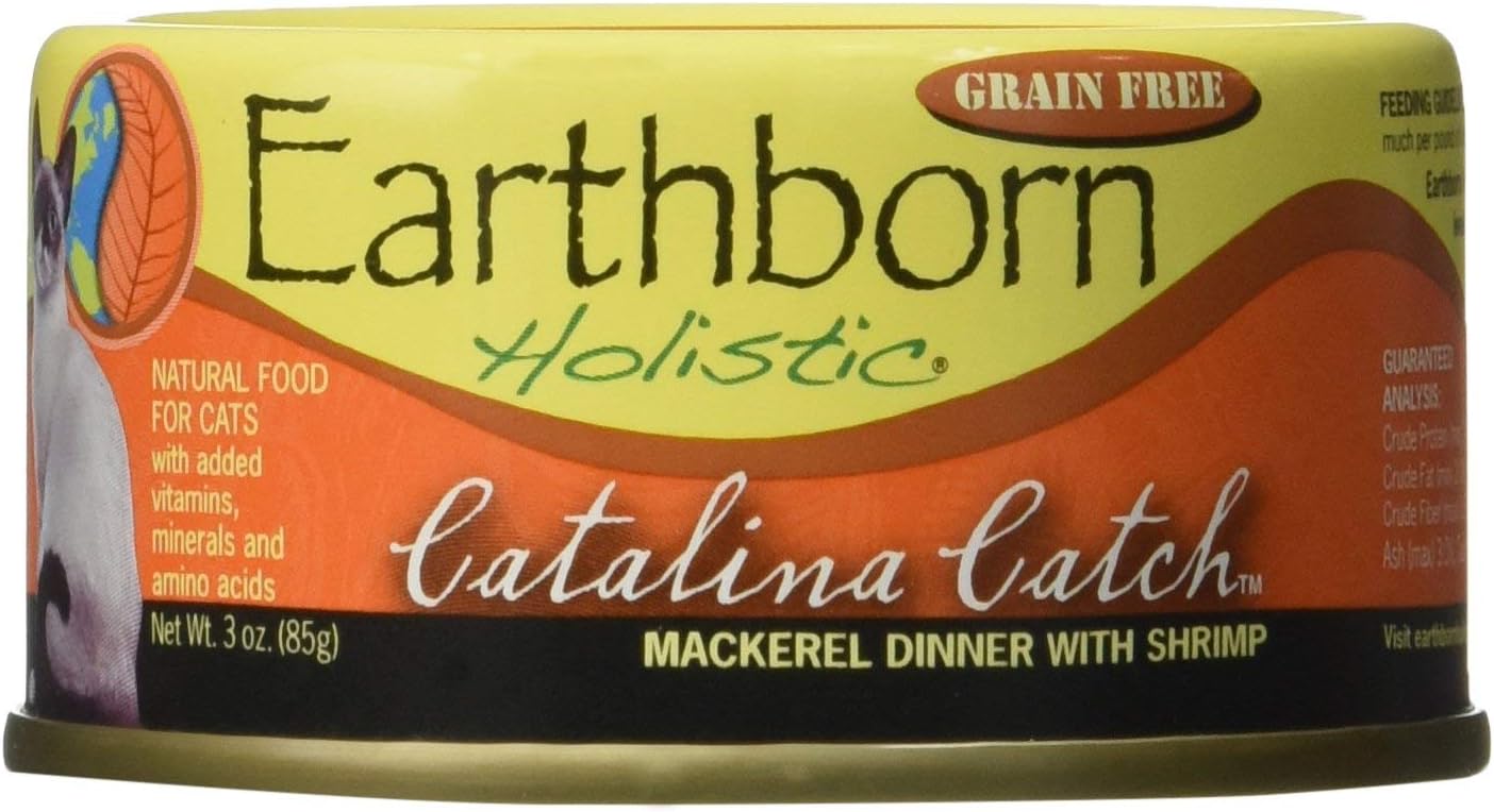 Earthborn Holistic Catalina Catch Grain-Free Moist Canned Cat Food - (3 oz) Pack of 24