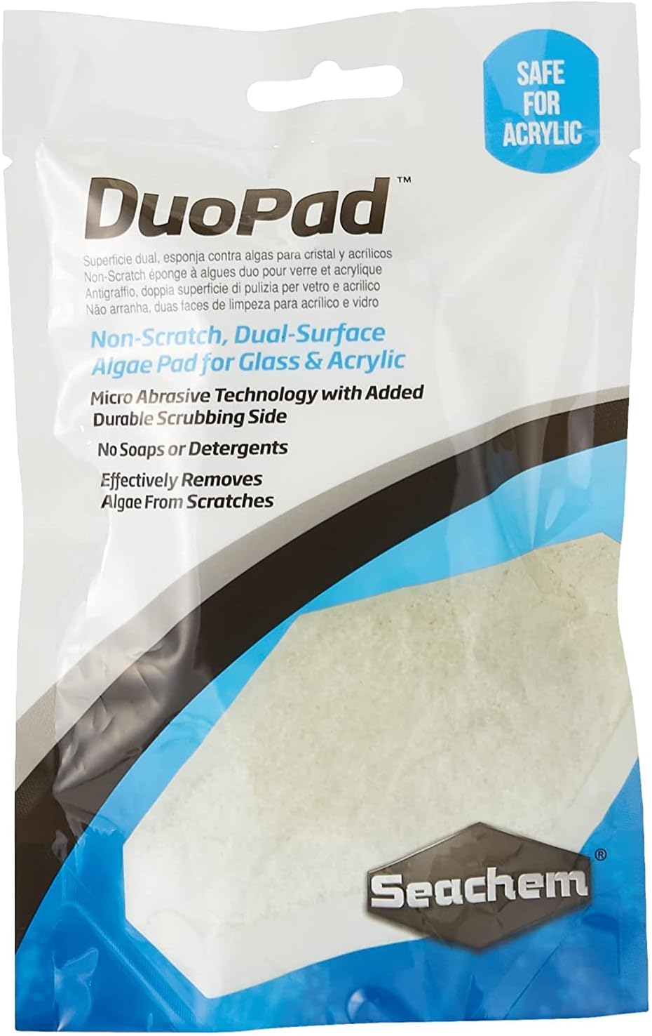 Seachem Duo Pad Non-Scratch Dual Surface Alge Pad for Glass and Acrylic