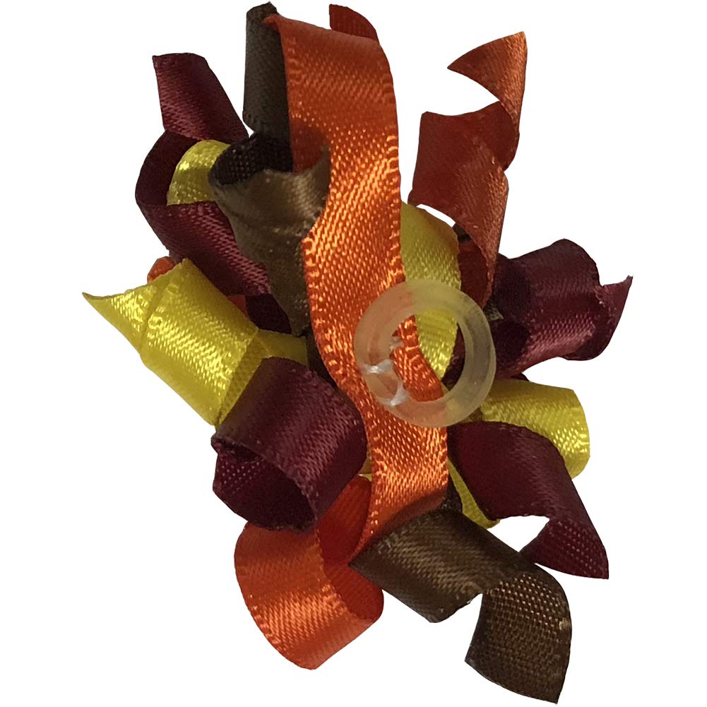 Midlee Thanksgiving Dog Hair Bows Set of 20