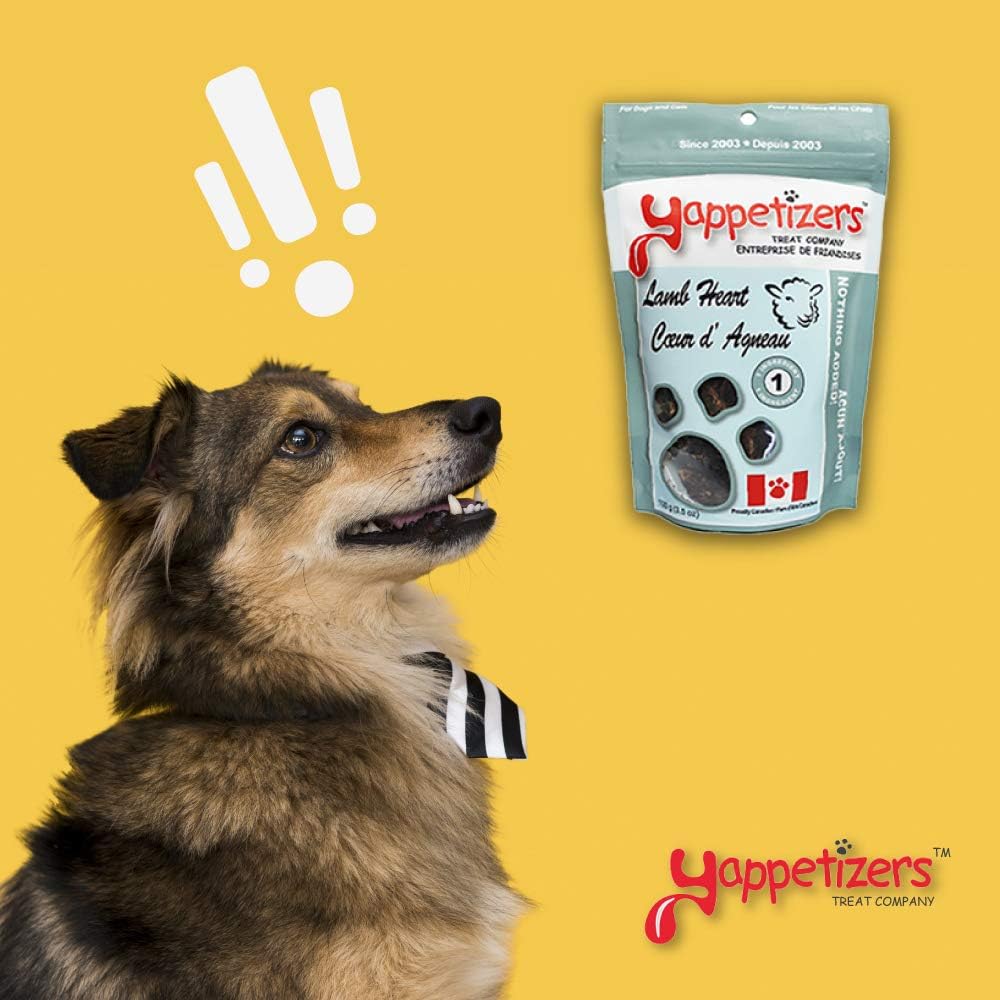 Yappetizers Treat Company Pure Lamb Heart - 3.5oz