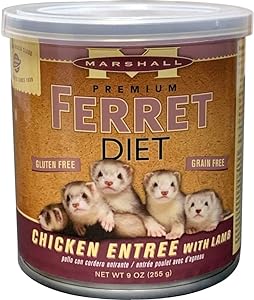 Marshall Premium Ferret Diet Chicken Entrée with Lamb - 9 oz