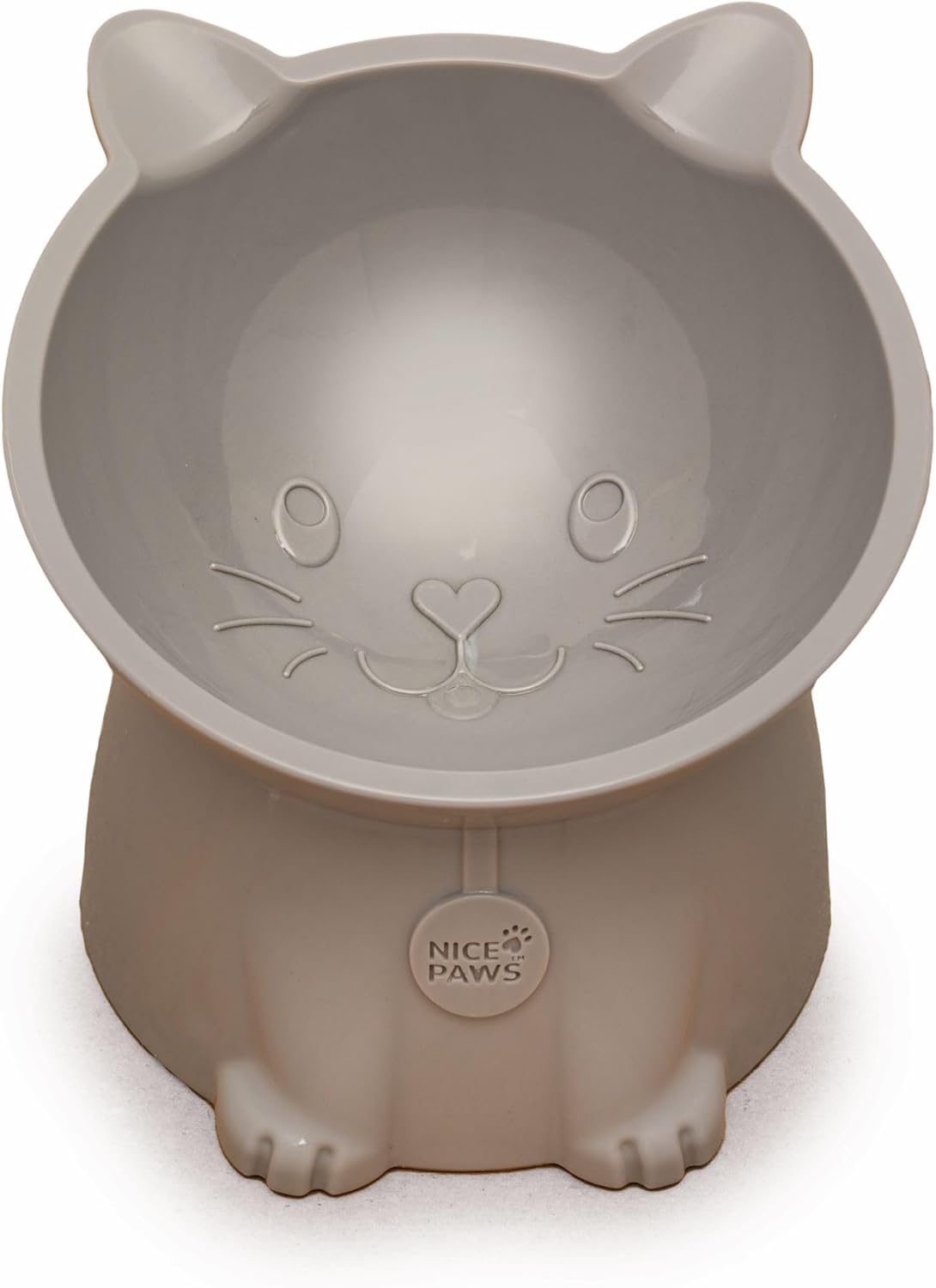 Nice Paws RECYCLED 2PC Plastic Cat Tilt Pet Bowls
