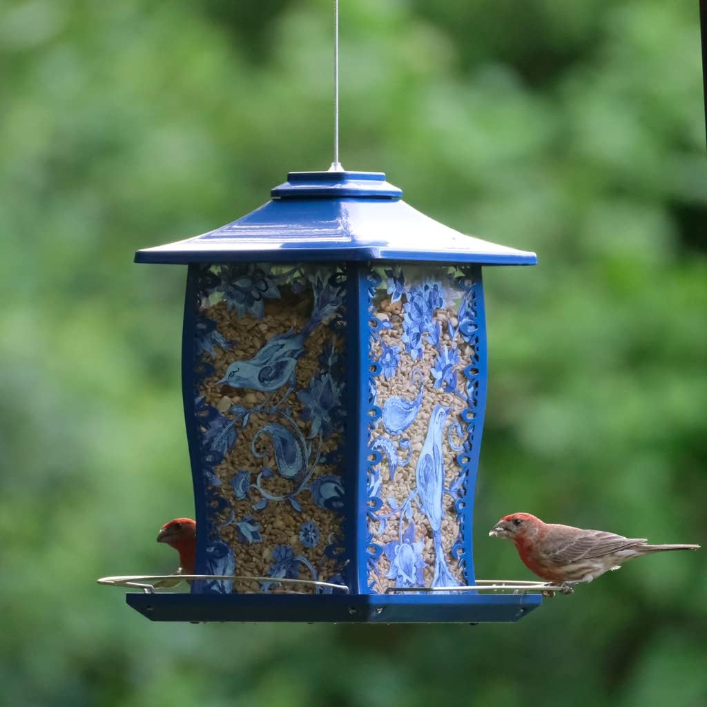 Nature's Way Products Paisley Sky Gazebo Bird Feeder - Blue (3.7 Quart)