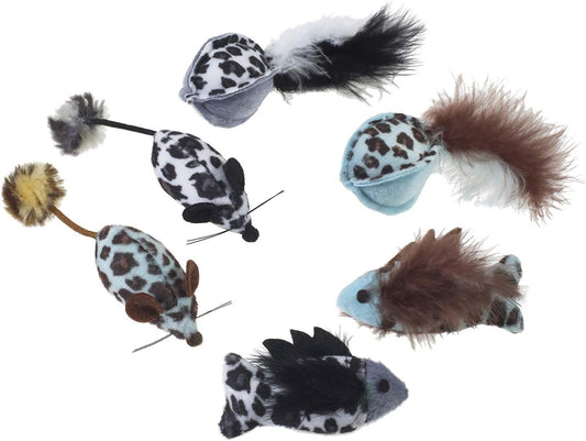 Spot Spotnips Rattle with Catnip - Animal Print (2 pack)