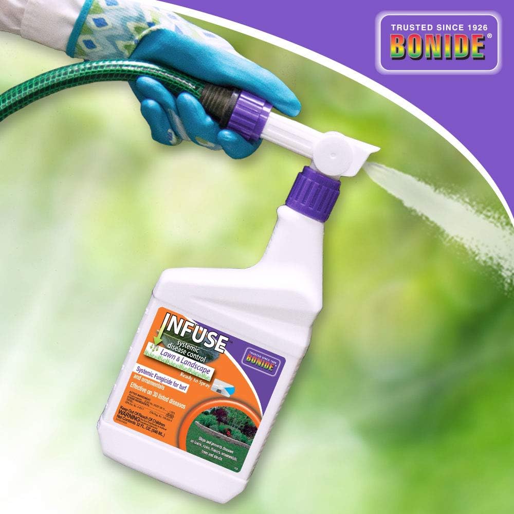 Bonide Infuse Lawn and Landscape Systemic Disease Control, Ready to Spray Fungicide (32 oz.)