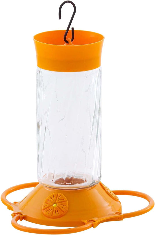 Stokes Select 38126 Deluxe Oriole Feeder, Three Feeding Ports, Orange, 32-Ounce Nectar Capacity