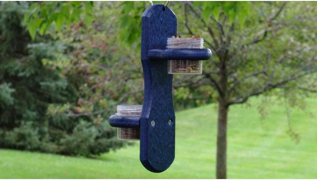 Nectar DOTS Blue & Clear Double Bug Dots Bird Feeders - 2.6 Ounce