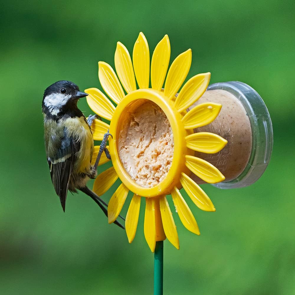 Jacobi Jayne Yellow Flutter Butter Flowerbed Bird Feeder- 22.5"