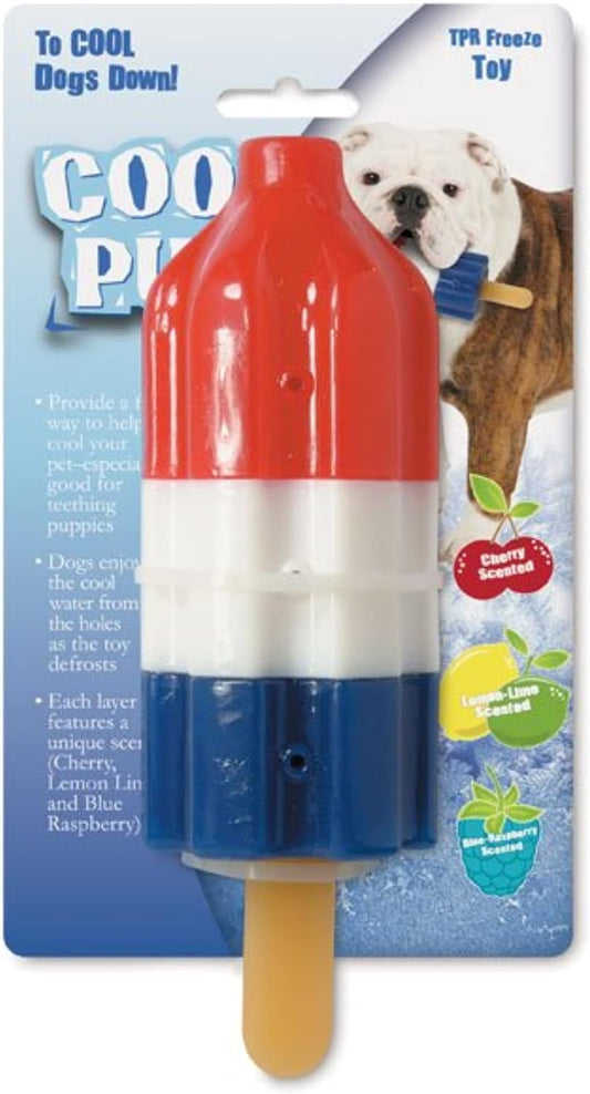 Cool Pup Cooling Dog Toy Rocket Pop, Large