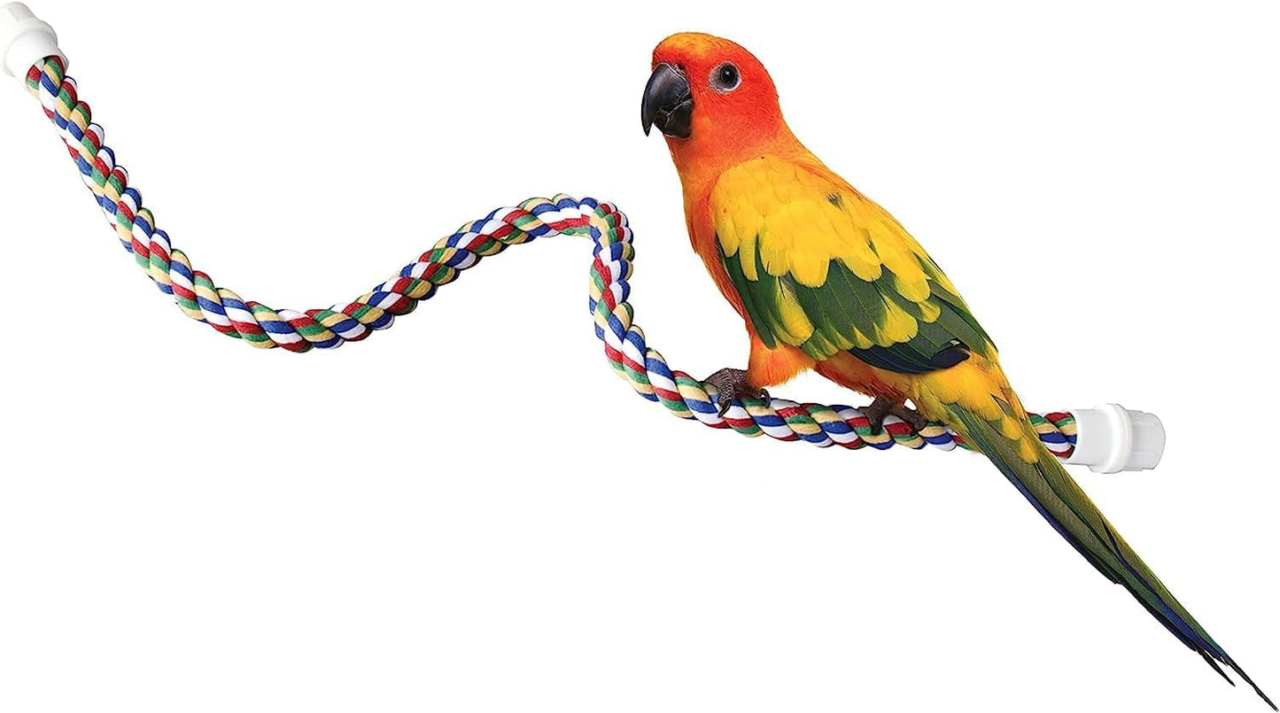 JW Pet Flexible Multi-Color Comfy Rope Perch 32"